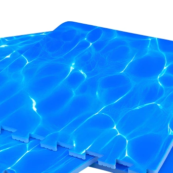 Tuiles caoutchoutées - Salle de sport | Antichoc | Ocean Design - Vue complète du produit 2