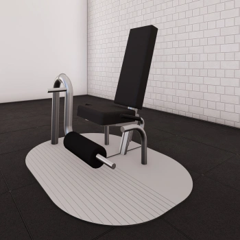 316 Stainless Steel Leg Extension and Curl - A316 | Eternal - Side View 2