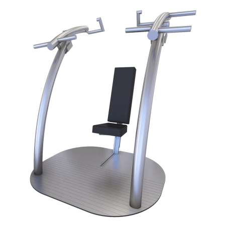 316 Stainless Steel Lat Machine - A316 | Eternal Machine - Front View