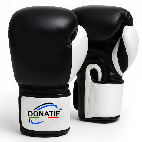 Gants de boxe en cuir véritable - GB3 | Professionnel - Vue de face