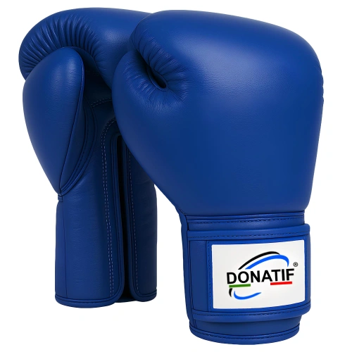Gants de boxe Sapphire en cuir véritable - GB21 | Professionnel - Vue latérale