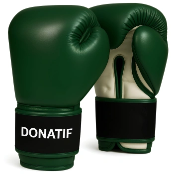 Guantoni da Boxe Verde Smeraldo - GB28 | Professionali - Visuale Frontale