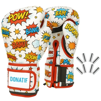 Cartoon Design Boxing Gloves - GB30 | Professional - Full View