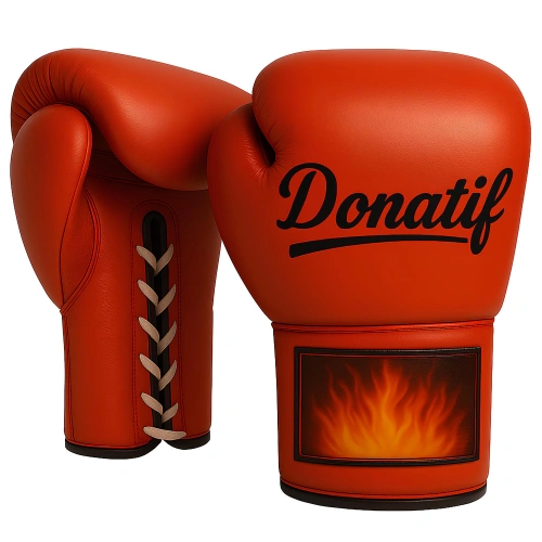 Flame Design Gants de boxe - GB34 | Professionnel - Vue latérale