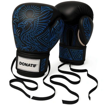 Guantoni da Boxe con Lacci - GB37 | Personalizzabili - Visuale Frontale