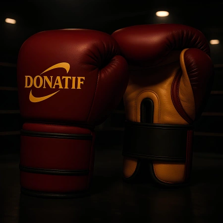 Guantes de Boxeo Burdeos - GB42 | Profesional - Boxeo Visual