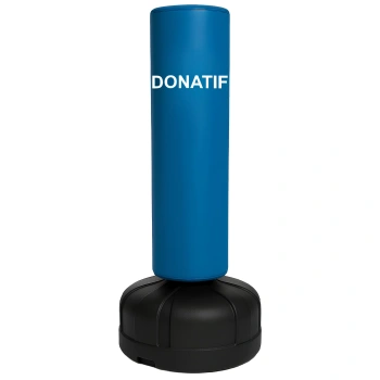 Blue & Black Floor Punching Bag - SP27 | Bespoke