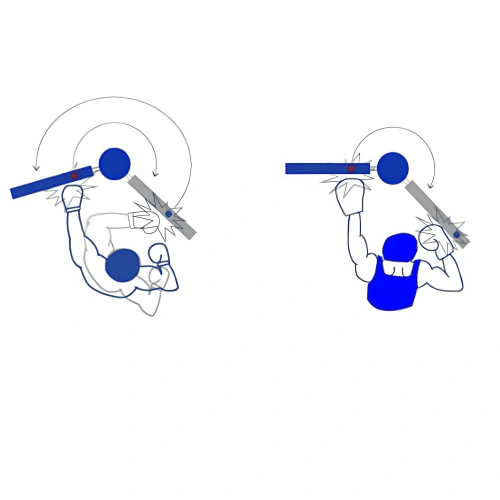 Floor Punching Bag with Arm and Speedball - SP29 - Usage View