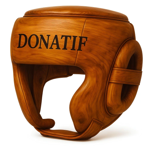 Casco de Boxeo Efecto Madera - CX18 | Profesional - Vista completa