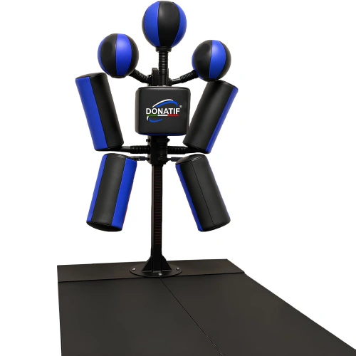 Floor Punching Bag - Boxing Target & Kick Pad - SP44 - Full View