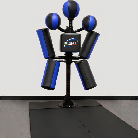 Sac de frappe au sol - Cible de boxe et coussin de frappe - SP44 - Vue complète Utilisation