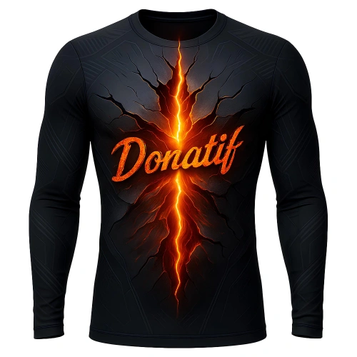 Vulcano Edition Long Sleeve T-Shirt - M1 | Donatif - Full View
