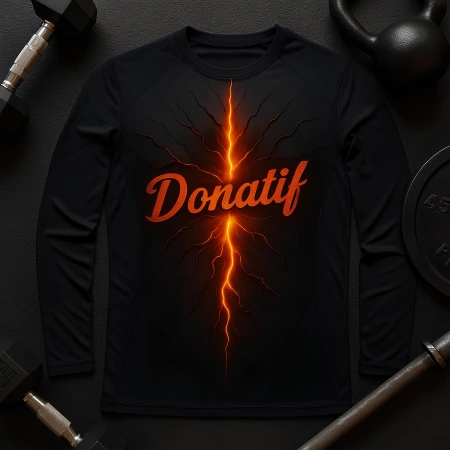 Camiseta de manga larga Vulcano Edition - M1 | Donatif - Uso