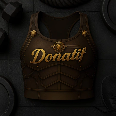 Top de armadura Gladiator para mujer - TD1 | Donatif - Uso