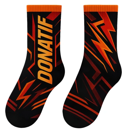 Lightning Pattern Socks - Comfort and Style - CZ1 | Donatif