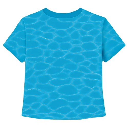 Camiseta de diseño de piscina con corte abdominal - T3 | Donatif - Vista trasera