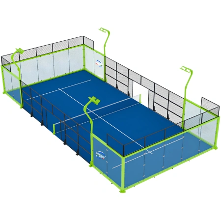 Panorama-Padelplatz - CP5 | Professional - Seitenansicht