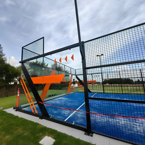 Campo Padel Panoramico Misure 10x20mt - CP15 | Professionale - Visuale Ravvicinata