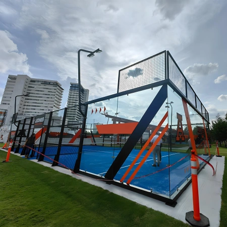 Super Panoramic Padel Field 10x20mt - CP15 | Professional - Full View Use