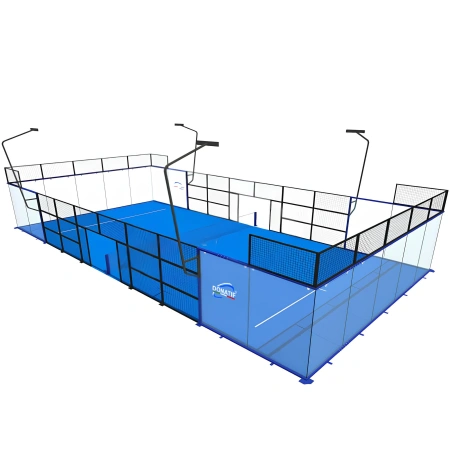 Super Panoramic Padel Field 10x20mt - CP15 | Professional - Viewing Pole Light