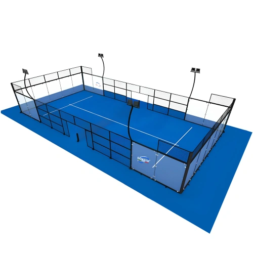 Basic Pro Padel Platz - CP20 | Professional - Seitenansicht
