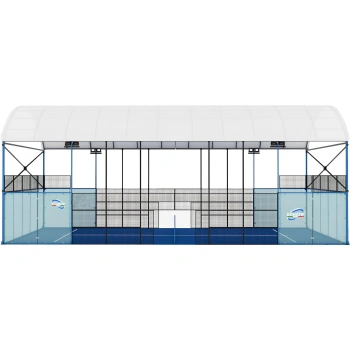 Indoor Padel Court - CP25 | Professional - Front View