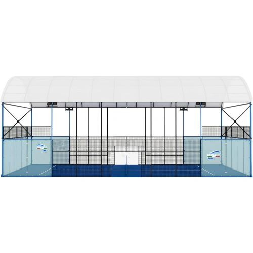 Indoor-Padelplatz - CP25 | Professionell - Vorderansicht