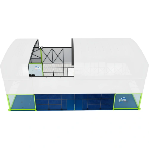 Electrically Openable Padel Court - CP30 | Professional - Full View