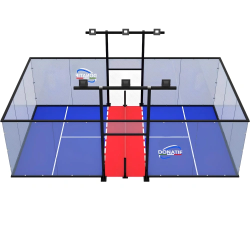 Padel-Football Terrain panoramique - CP35 | Professionnel - Vue d'ensemble