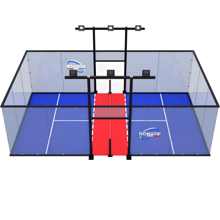 Padel-Football Terrain panoramique - CP35 | Professionnel - Vue d'ensemble