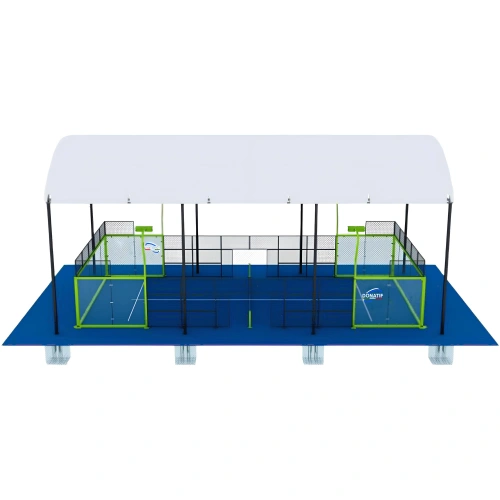 Housse de sport pour terrains de padel - CP45 | Professionnel - Vue de face