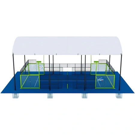 Housse de sport pour terrains de padel - CP45 | Professionnel - Vue de face