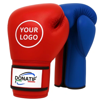 Guantoni da Boxe | Logo Personalizzato e Omologazione FPI - Visuale Completa
