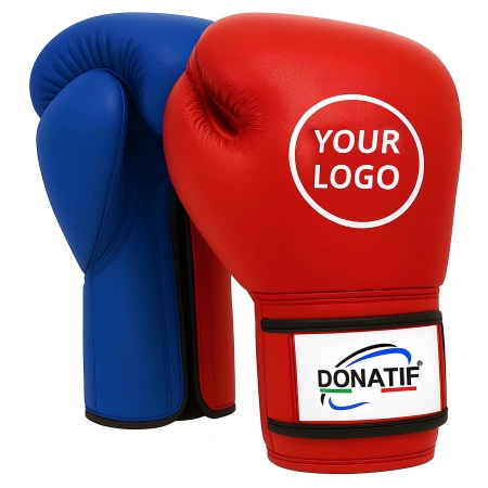 Guantoni da Boxe | Logo Personalizzato e Omologazione FPI - Visuale Laterale