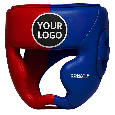 Boxing Helmet | Custom Logo and FPI Homologation - Full View