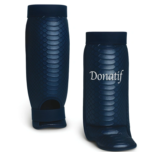 Paratibie da Boxe Ultra Leggere - PB2 | Professionali - Visuale Laterale