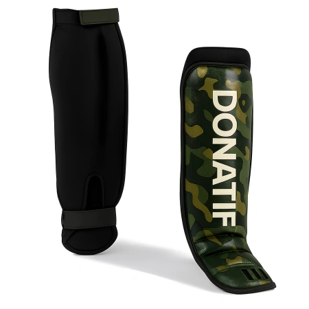 Paratibie con Rivestimento in Pelle Vera PB3 | Professionali - Visuale Laterale