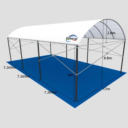 Copertura per Campo Padel - CP40 | Professionale - Visuale Misura