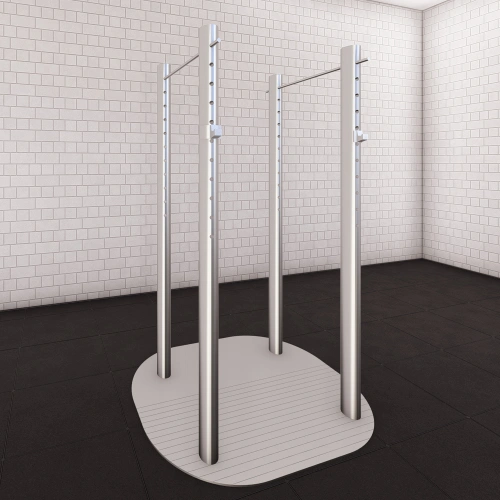 Rack a Gabbia in Acciaio Inox 316 - A316 | Struttura Eterna - Visuale sulla Sinistra