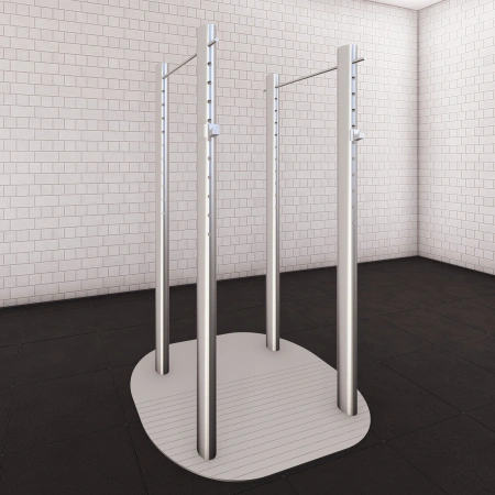 Rack a Gabbia in Acciaio Inox 316 - A316 | Struttura Eterna - Visuale sulla Sinistra