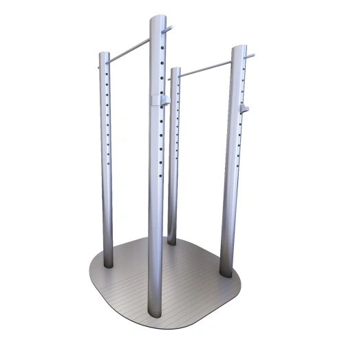 Rack a Gabbia in Acciaio Inox 316 - A316 | Struttura Eterna - Visuale Laterale