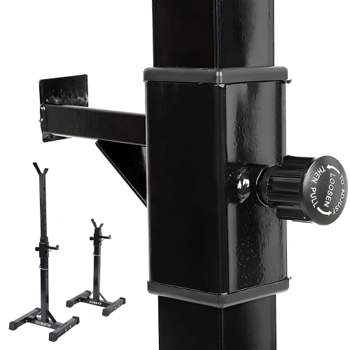 Pair of Adjustable Barbell Stands | Home Gym