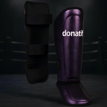 Shin Guards with Thai Design - PB6 | Professional - Full View 2