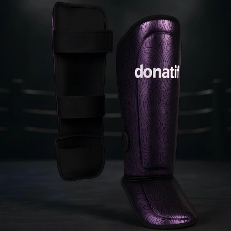Shin Guards with Thai Design - PB6 | Professional - Logo