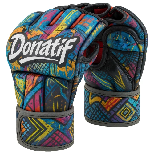 Gants de combat de style graffiti - GM7 | Professionnel - Plein écran