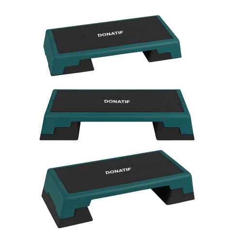 Plate-forme de step aérobie - SR4 | Professionnel - Vue en escalier réglable