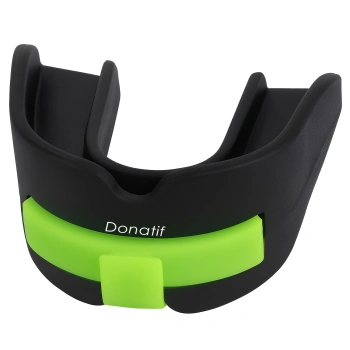 Black and Green Mouthguard for Martial Arts PD5 | Professional - Side View