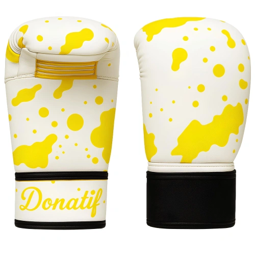 Karate Gloves with Spot Design - GK2 | Professional - Full View