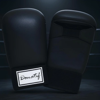 Guantes de Karate de Cuero Sintético - GK4 | Profesional - Vista completa 2