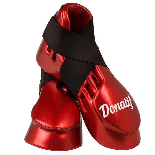 Feuerrotes Design Karate Schuhe - SM6 | Professionell - Vollansicht